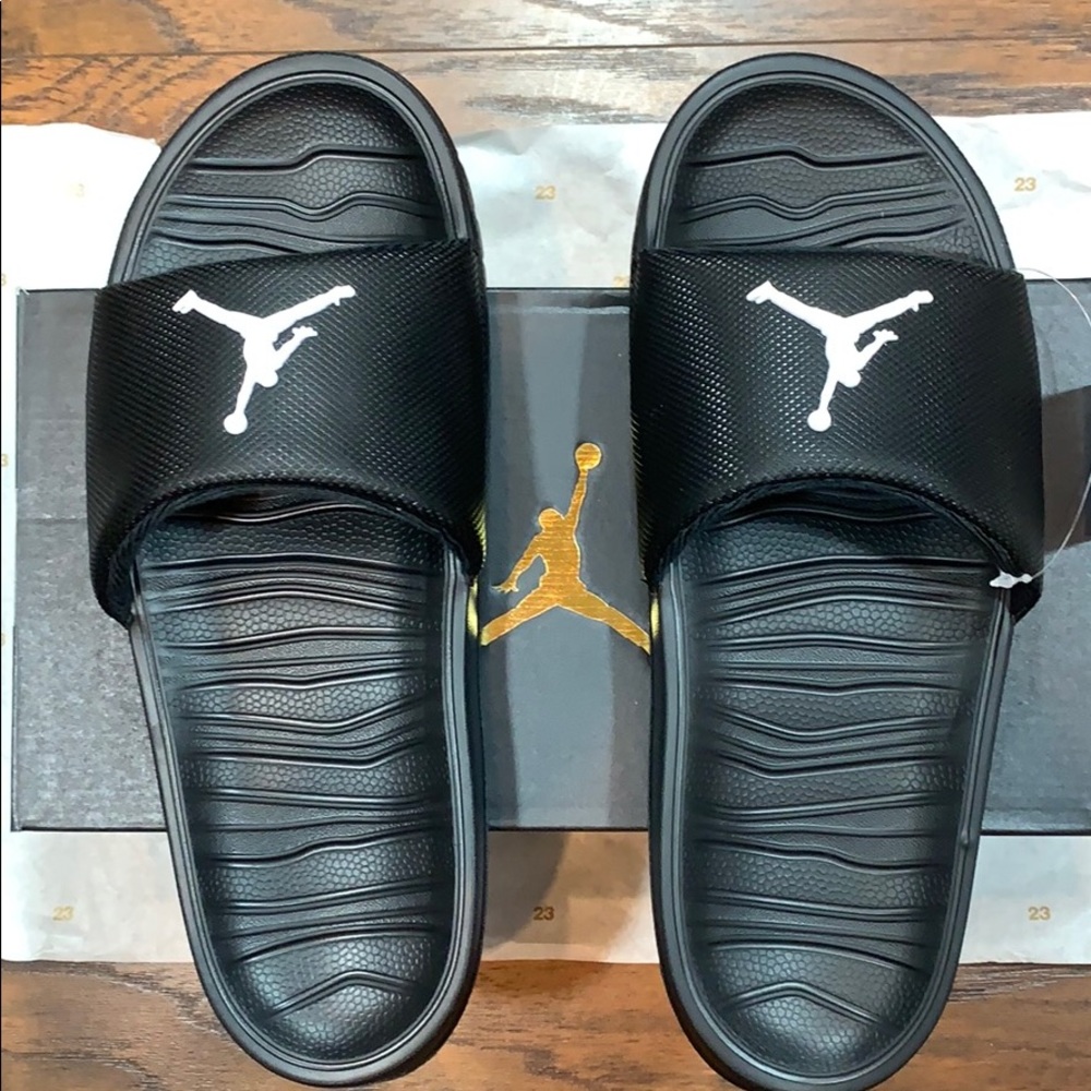JORDAN BREAK SLIDE Black/White - Picture 5 of 16